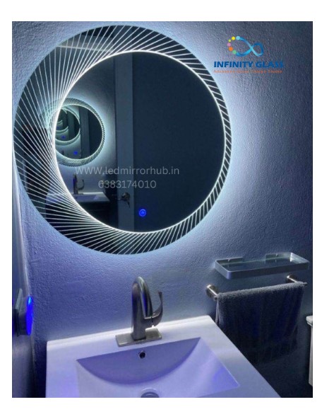 Designer Round Shaped Bathroom Mirror BM - 20