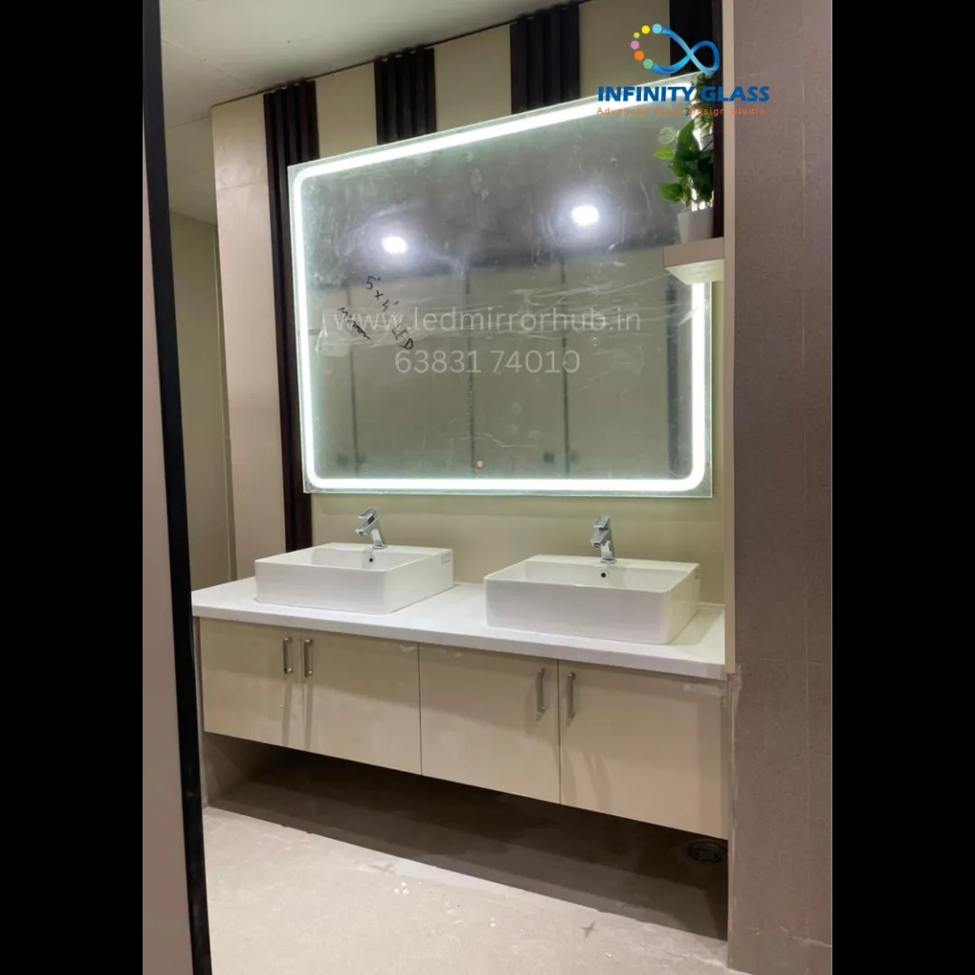 Rectangle Washroom LED Mirror LH24