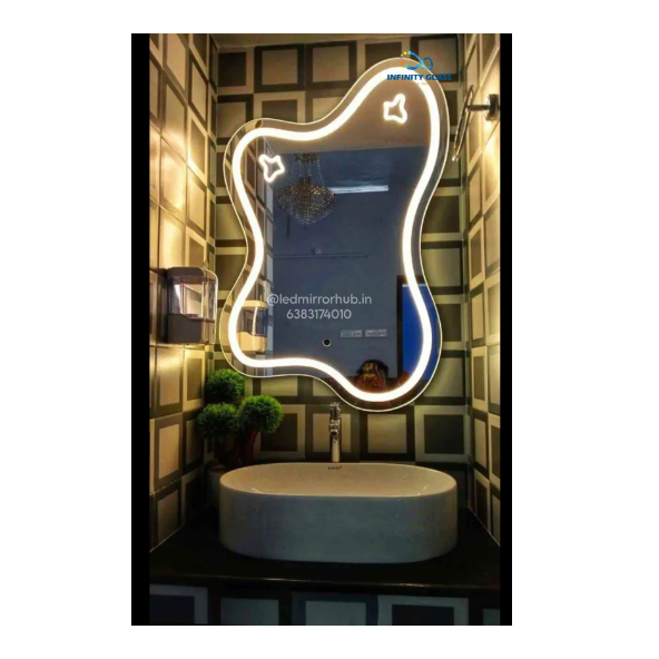 Unshaped Ameba Designed Led Mirror BM - 10