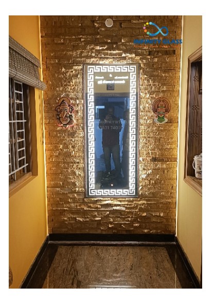 Rectangular Shaped Square Designed  LED Mirror DM - 05