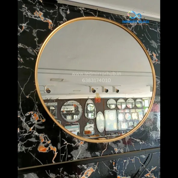Discover Modern Goldern Frame Mirror 2'2' LH141