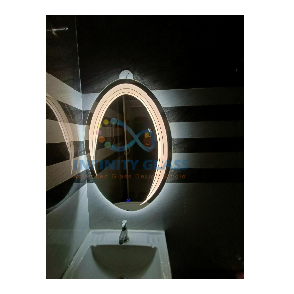 Oval Shaped Designed LED Mirror BM - 23
