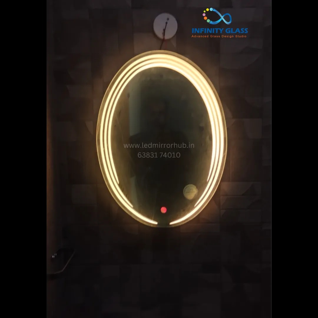 Discover Modern Ovel Shape LED Mirror With Warm White 2'1.5 LH31