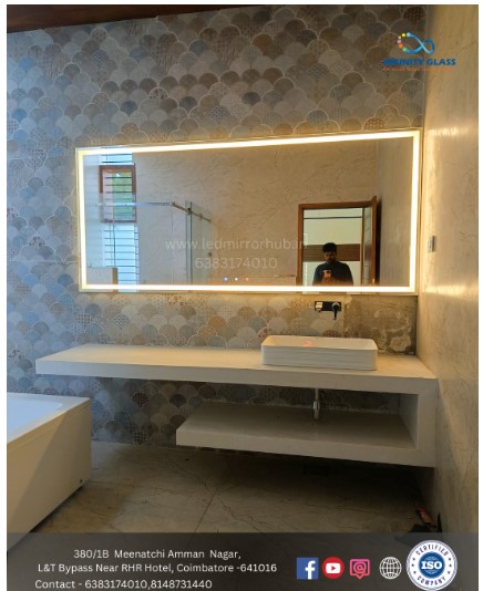 6*2 Rectangle Shaped Bathroom Mirror BM - 48