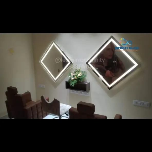 Women's Saloon rectangular Light Mirrors for Bridal Makeup LH89