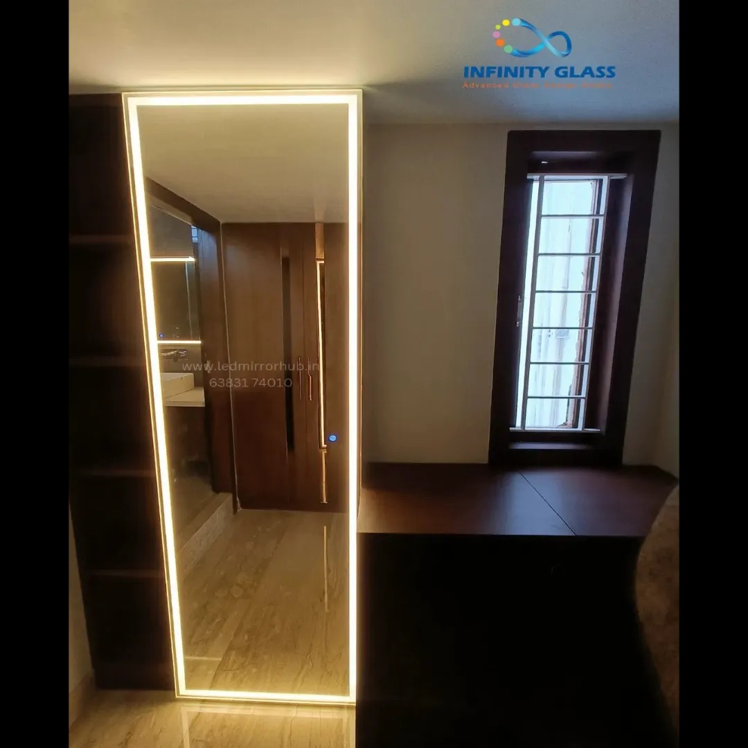 Upgrade Your Vanity Rectangle Dressing LED Mirror Essentials LH54