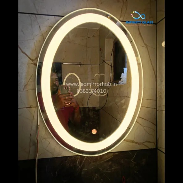 Discover Modern Ovel Shape LED Mirror With Warm White 2'1.5 LH137