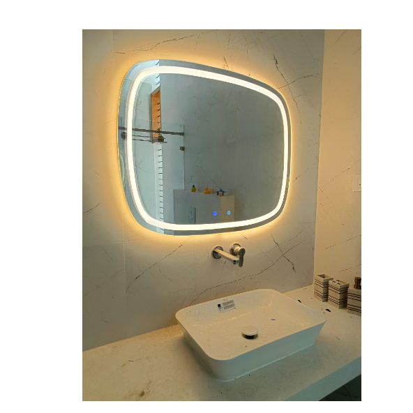 Unshaped Front & Back Light Led Mirror Without Frame