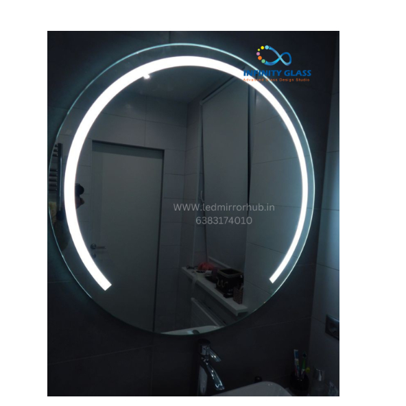 Unique Round Shaped Led Bathroom Mirror BM - 26
