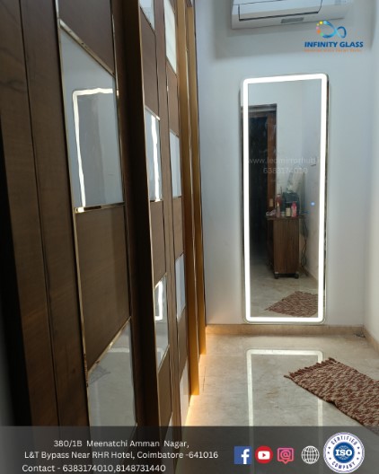 7*2.5 Rectangular Shaped With out Frame Led Mirror WM - 09
