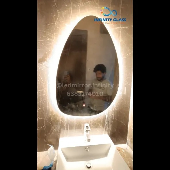 Popular 2024 Unshaped LED mirrors 3'x2' LH101