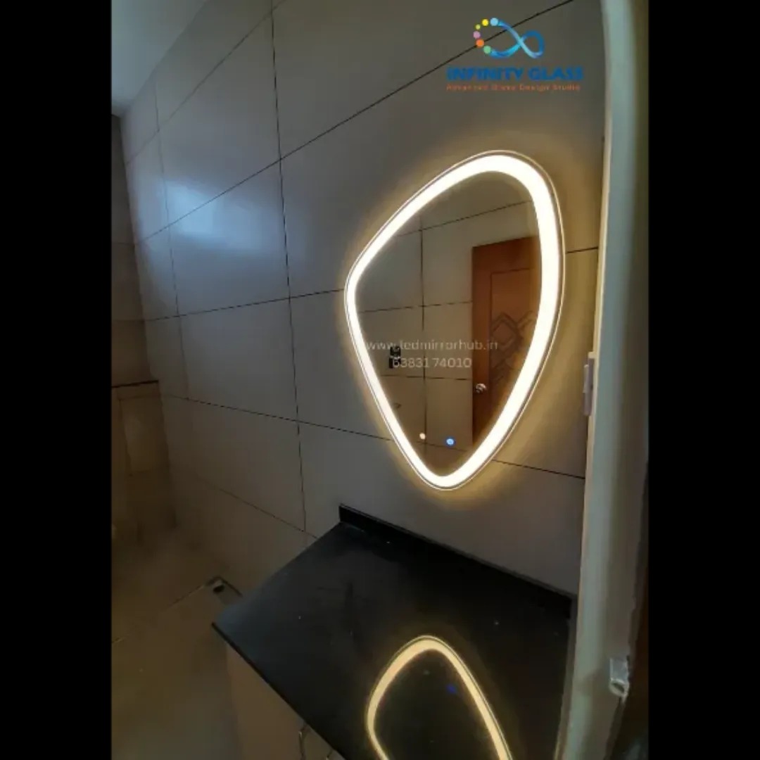 Stylish 2024 Living room Round LED mirrors LH98