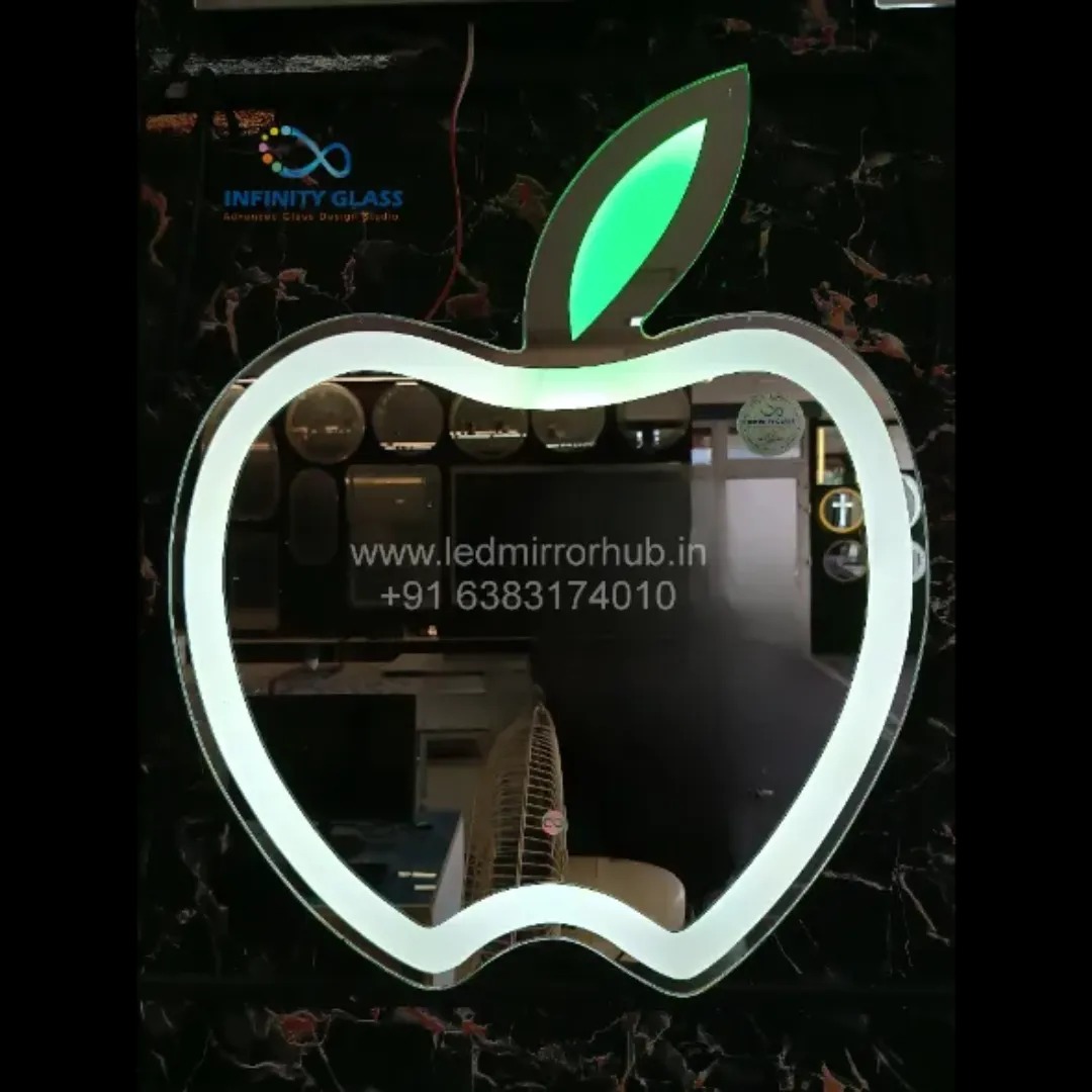 Modern Apple designer unshaped Living room kids LED mirrors 3X2 LH94