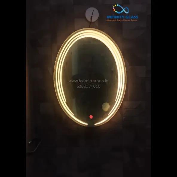 Discover Modern Ovel Shape LED Mirror With Warm White 2'1.5 LH31