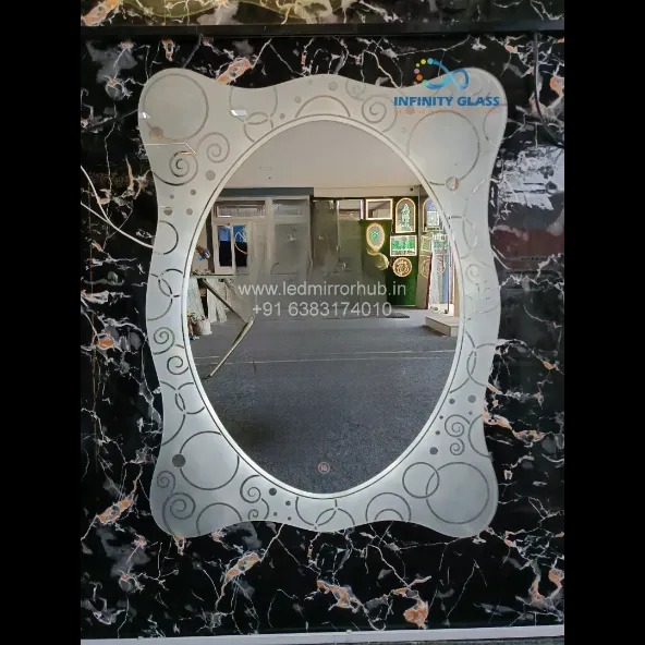 Stylish unshaped designer Living room LED mirrors LH92