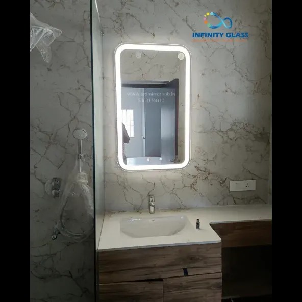 Touch light smart LED Mirrors with speaker and Antifog LH58