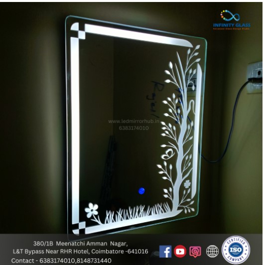 2*2 Matrix tree Designed Led Mirror BM - 03